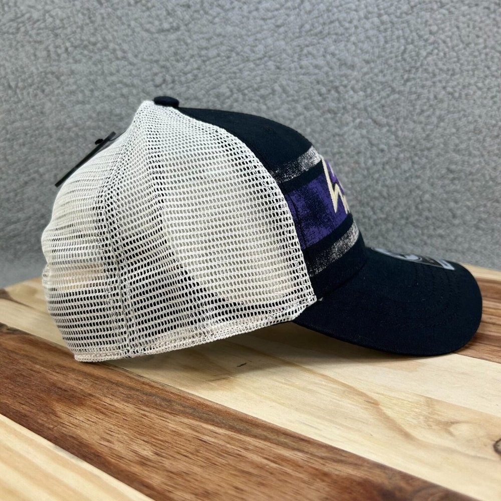 '47 Brand MVP Baltimore Ravens Adjustable Trucker Hat Cap NFL Purple Black - Picture 2 of 5